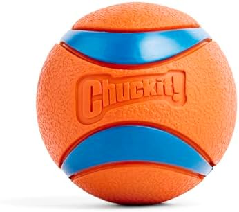 Chuckit! Ultra Ball Dog Toy - Size Large - for Dogs 60-100 lbs - Made from Durable Rubber - Super Bouncy - Floats in Water - 3-inch Diameter - Large (Pack of 12)