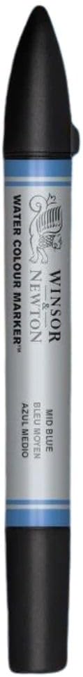 Winsor & Newton ProMarker Watercolor Marker, Mid Blue
