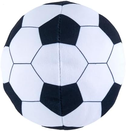 ZippyPaws SportsBallz Dog Squeaky Toys to Keep Them Busy - Soccer Ball