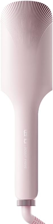 Crimper Waver Tool LENA S17S for Short to Medium Hair, Compact Styler with Titanium Barrel, Fast Heating, Adjustable Temperature, Anti-Scald Design, Auto Shut-Off, Negative Ions, Pink