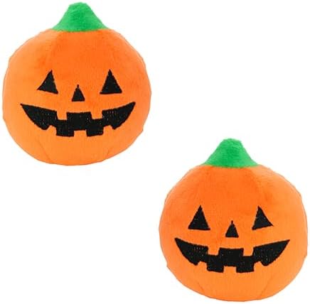 MIGHTY Tuffy Small Pumpkin Ball: Ultra Durable Plush Dog Toy