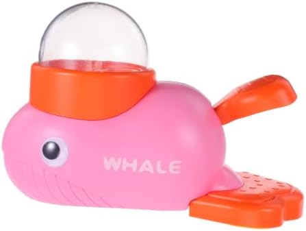 Whale Shaped Dog Food Dispenser Press Rotate Slow Feeder