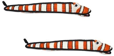 TUFFY® - 2 Pack Original : EEL : : Ultra Durable Plush Toy with Multiple Layers & Reinforced Seams, Washable and Floats, Original Construction