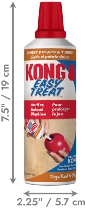 KONG Easy Treat Sweet Potato & Turkey Dog Paste 3-Pack – Stuffing Treat