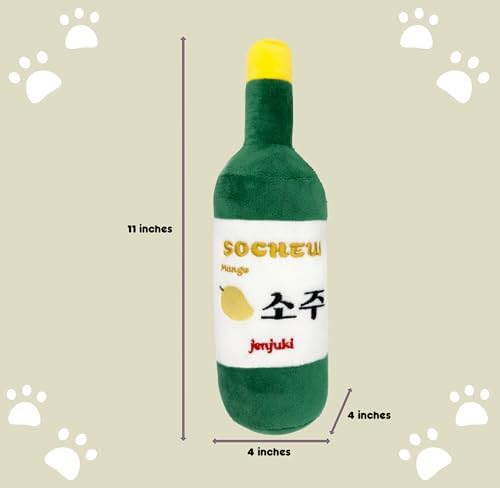 Sochew Soju Pet Toy with Squeaker (Mango)