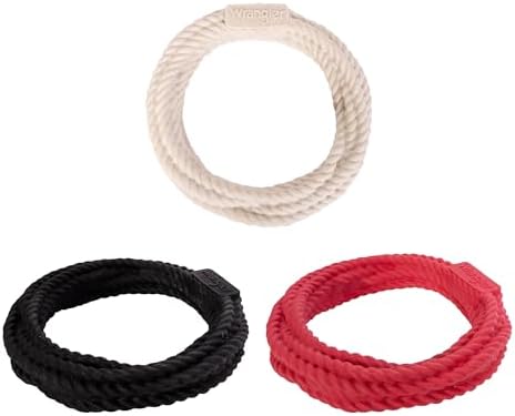 Wrangler Cowboy Rope Toy for Dogs, Medium to Large (Tan, Peanut Butter)