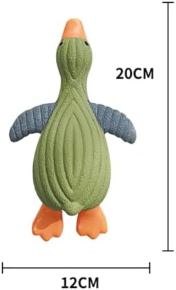 Squeaky Duck Dog Toy, Latex Chew Toy for Interactive Play