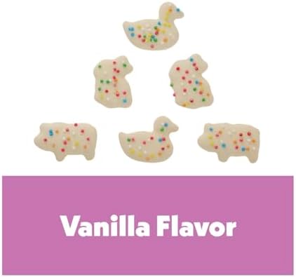 Wiggles & Wags Animal Cookies, Vanilla Flavor, 12 oz with Bone Shaped Dispenser