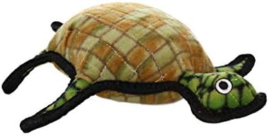 TUFFY® : 2 Pack Turtle Dog Toy: Ultra Durable Plush Toy with Multiple Layers & Reinforced Seams, Washable and Floats, Original Construction