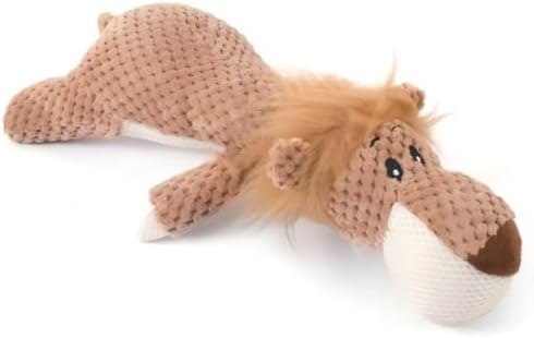 Squeaky Plush Toy for Dogs, Designed to Be Chew-Resistant, Soft Yet Durable, Suitable for Small, Medium, and Large Breeds, a Long-Lasting Squeaky Toy for Pets,14 inch Lion