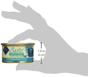 Blue Buffalo Basics Fish Adult Grain-Free Wet Cat Food, 3 oz, 24 ct | Skin & Stomach Care, Real Fish #1 Ingredient, Limited Ingredient Diet, Antioxidant-Rich LifeSource Bits, Skin & Coat Health