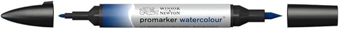 Winsor & Newton ProMarker Watercolor Marker, Phthalo Blue (Red Shade)