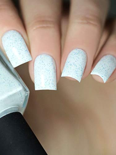 ILNP Shaved Ice - Creamy White Speckled Nail Polish