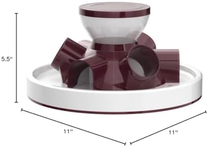 TRIXIE Tunnel Slow Feeder for Cats and Dogs, Interactive Cat Toy, Pet Food Dispenser, Treat Dispenser (Pack of 3)