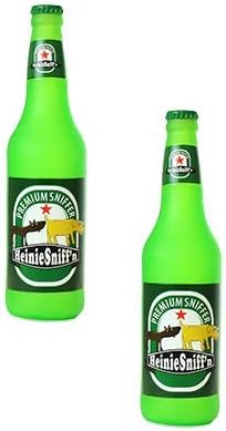 SILLY SQUEAKERS Tuffy 2 Pack Beer Bottle Dog Toy: Squeaky Dog Toy, Washable and Floats, Vinyl