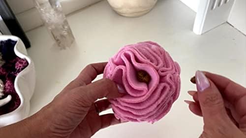 Glory To Dog Small Breed Snuffle Puzzle Ball Treat Foraging Dog Toy Pink
