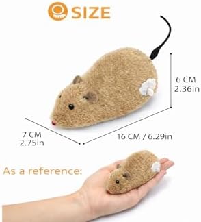 ZYLOSTORE CAT Toy, Mouse for Cats, Interactive Toy, for Indoor Cats,Pack of 2 MICE,Automatic CAT Toy,