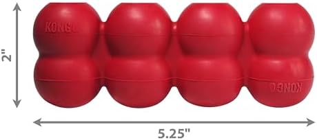 KONG Goodie Ribbon, Stuffable Natural Rubber Dog Toy, for Small Dogs