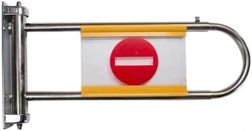 Heavy Metal Swing Safety Gate - Spring-Loaded Auto Closing One-Way Entrance Door for Kids and Pets - Durable, Secure, Easy to Install, Perfect for Home Safety