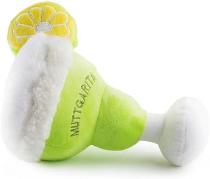 Haute Diggity Dog Muttgarita Plush Dog Toy, Cocktail Parody Chew Toys
