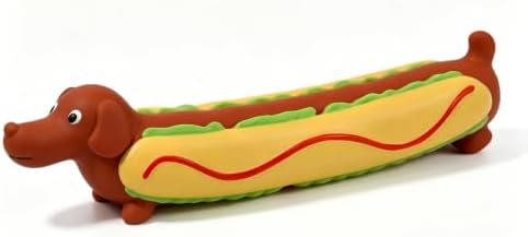 Mikivery Dog Chew Toys Tough Squeaky Latex Toy, for Aggressive Chewers