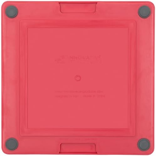 LickiMat Tuff Playdate Slow Feeder Lick Mat for Dogs, Red, Boredom Aid