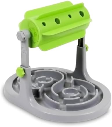 Dog Treat Dispenser Toy, Slow Feeder, Interactive Cat Puzzle Toy | Effectively Prevents Overeating, Keeps Pets Busy, Mental Stimulation Toy for Boredom, Dual-Height for Puppies and Kittens
