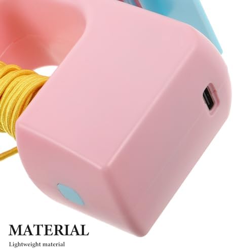 LALAFINA Smart Retractable Electric Cat Teaser for Kittens, Pink Hanging