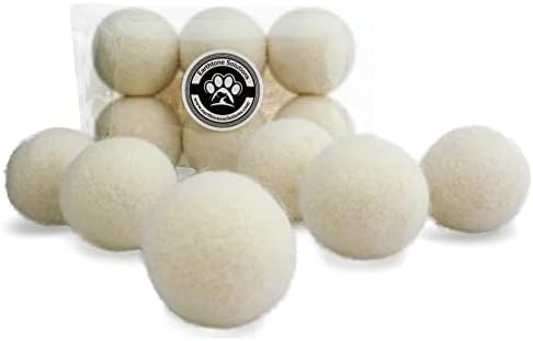 Balls for Cats - Felt Wool Cat Toy Balls for Small Pet Fetch and Play - Eco Friendly Quiet Wool Ball Cat Toy for Cats and Kittens - Choose Your Colors (White)