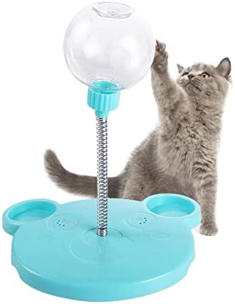 Pet Toy Treat Dispenser, Interactive Treat Leaking Toy for Cat Dog Slow Feeder Funny Pet Product Accessories(Pink)