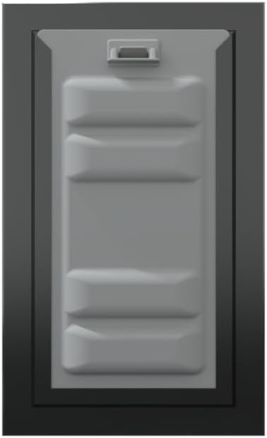 Endura Flap Single Flap Pet Door for Thick Walls | Deep Wall Design up to 13" Thick | Insulating Dual-Layer Flap & Durable Aluminum Frame | Includes Locking Cover | Black, Small, Single Flap