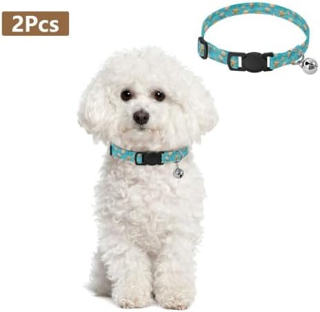 Seashells Easy to Clean Puppy Collar 2 Pack for Puppy