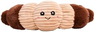 Squeaky Dog Plush Toy, Bakery Bite_Stick Collection, 8", for Small and Medium Dogs (Croissant, Small)