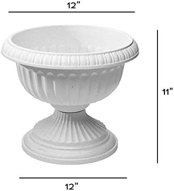 Root & Vessel, Grecian Urn Planter, Stone, 12"