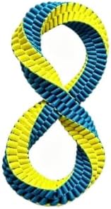 Dog Tug Toy, Interactive Rope Toy for Fetch & Tug, Figure 8 Design，Medium