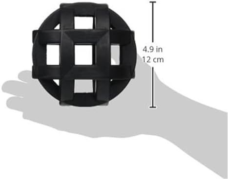 JW Pet HOL-ee Roller Extreme Puzzle Ball, Medium 4.5in, Natural Rubber
