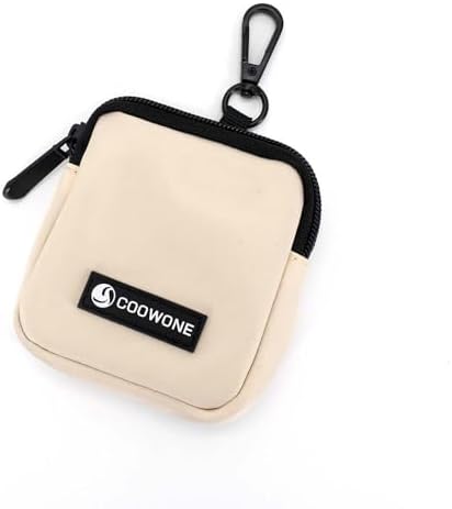 Dog Treat Pouch with Removable Small Pet Training Treat Pouches, Built-in Poop Bag Dispenser, Adjustable Shoulder Strap Cross Body Dog Walking Bag (Beige)