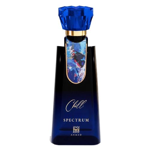 Ahmed Al Maghribi Spectrum Chill Extrait de Parfum 100ml for Men | Long Lasting Citrus Aquatic Woody Perfume | Bergamot, Jasmine, Coconut & Sandalwood | Premium Export Fragrance