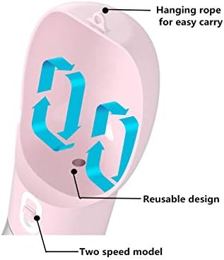 Portable Dog Water Bottle with Food Container Dishwasher Safe-Pink
