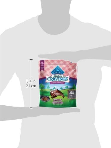 Blue Buffalo Sizzlers Natural Soft Dog Treats, Bacon-Style Soft-Moist Dog Treats with Real USA Pork, Original Flavor, 6-oz Bag, (Pack of 2)