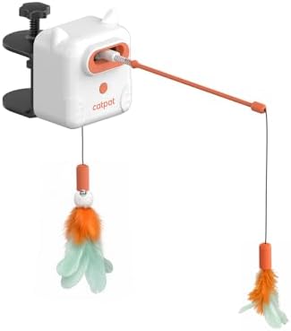 Automatic Interactive Cat Feather Toys for Indoor Cats