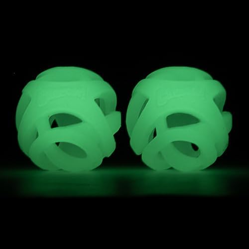 Chuckit! Air Glow Fetch Ball Dog Toy, Small (2 Inch), for Breeds 0-20 lbs, 2 Count (Pack of 12)