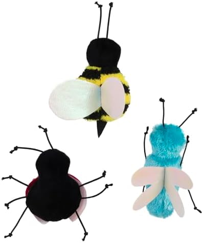 Mad Cat Buggin' Out Bug Cat Toys, Catnip and Silvervine Blend, Pack of 24