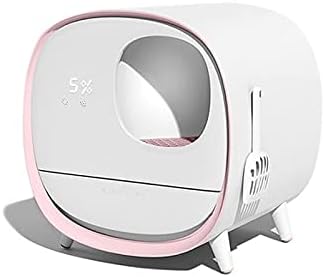 Pet Litter Box Fashionable Smart Deodorizing Cat Litter Box Fully Enclosed Automatic Drawer Toilet Large Splash-proof Cat Supplies for Cats Cat Litter Pan (Color : C)