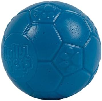 Jolly Pets Mini Soccer Ball Dog Toy, 3 in, Ocean Blue - Durable