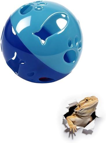 1 Pack Bearded Dragons Treat‑Dispensing Ball Toy, Interactive Play
