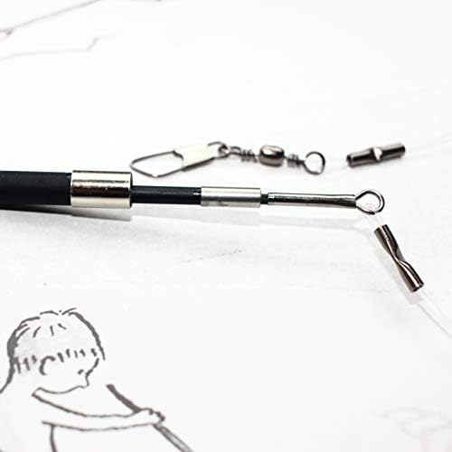 Fosrion Real Raccoon Tail Fur Cat Bites Toy with Three Section Retractable Carbon Fiber Rod (Raccoon, Tail & Fishing Rod)