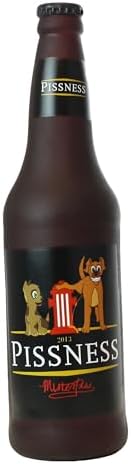 SILLY SQUEAKERS Tuffy Beer Bottle Dog Toy: Squeaky Dog Toy, Washable and Floats, Vinyl