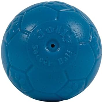 Jolly Pets Mini Soccer Ball Dog Toy, 3 in, Ocean Blue - Durable