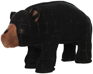 TUFFY - World's Tuffest Soft Dog Toy - Zoo Bear - Squeakers - Multiple Layers. Made Durable, Strong & Tough. Interactive Play (Tug, Toss & Fetch). Machine Washable & Floats